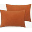 Picture of Lorna Set of 2 Velvet Cushions, 35 x 50cm, Papaya