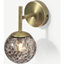 Picture of Julia Wall Lamp, Tortoiseshell Glass & Brass