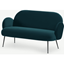 Picture of Bonnie 2 Seater Sofa, Steel Blue Velvet