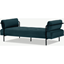 Picture of Harlow Day Bed, Steel Blue Velvet