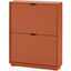 Picture of Marcell Small Shoe Storage Cabinet, Burnt Orange