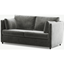 Picture of Milner Sofa Bed with Foam Mattress, Steel Grey Velvet
