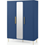 Picture of Ebro Triple Wardrobe, Blue