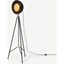 Picture of Ward Tripod Floor Lamp, Black & Gold Foil