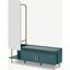 Picture of Lali Hallway Stand, Teal & Marine Green Velvet