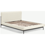 Picture of Balmore King Size Bed, Whitewash Boucle & Black