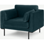 Picture of Harlow Armchair, Coastal Blue Velvet