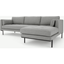 Picture of Harlow Right Hand Facing Chaise End Corner Sofa, Mountain Grey