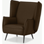 Picture of Linden Accent Armchair, Mocha Leather
