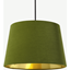 Picture of Alderton Lamp Shade, Grass Green Velvet & Brass