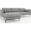 Picture of Harlow Left Hand Facing Chaise End Corner Sofa, Mountain Grey