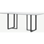 Picture of Saffie 6 Seat Dining Table, Black & Glass