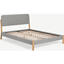 Picture of Almera King Size Bed, Cool Grey & Oak