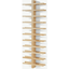 Picture of Clover Acacia Wood 22 Bottle Wall Mounted Wine Rack, Natural Ash Wood