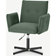 Picture of Denham Office Chair, Darby Green & Black Leg