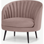 Picture of Sylvie Accent Armchair, Pearl Pink Velvet
