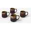 Picture of Orka Set of 4 Reactive Glaze Mugs, Multi