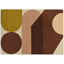 Picture of Zayyan Geometric Hand-Tufted Wool Rug, Large 160 x 230cm, Terracotta