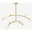 Picture of Fabia 12-Light Chandelier Pendant Lamp, Brass & Opal