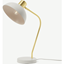 Picture of Cheston Table Lamp, Grey & Brushed Brass