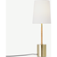 Picture of Lou Table Lamp, Rattan & Brass