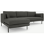 Picture of Harlow Left Hand Facing Chaise End Corner Sofa, Hudson Grey