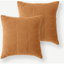 Picture of Keeble Set of 2 Velvet Cushions, 45x45cm, Cinnamon