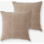 Picture of Keeble Set of 2 Velvet Cushions, 45x45cm, Mink