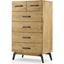Picture of Lucien Tall Chest Of Drawers, Light Mango Wood