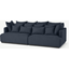 Picture of Laurin 3 Seater Sofa, Prussian Blue Linen