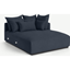 Picture of Laurin Right Hand Facing Chaise End Sofa Unit, Prussian Blue Linen