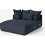 Picture of Laurin Left Hand Facing Chaise End Unit, Prussian Blue Linen