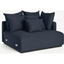 Picture of Laurin Right Hand Facing Sofa Unit, Prussian Blue Linen