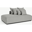 Picture of Laurin Left Hand Facing Wide Chaise End Sofa Unit, Frost Grey Linen