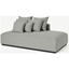 Picture of Laurin Right Hand Facing Wide Chaise End Sofa Unit, Frost Grey Linen