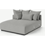 Picture of Laurin Left Hand Facing Chaise End Unit, Frost Grey Linen