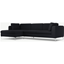 Picture of Monterosso Left Hand Facing Chaise End Sofa, Elite Slate with Chrome Leg
