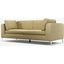 Picture of Monterosso 3 Seater Sofa, Textured Yellow Mustard with Chrome Leg