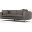 Picture of Monterosso 3 Seater Sofa, Textured Coin Grey with Chrome Leg