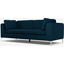 Picture of Monterosso 3 Seater Sofa, Elite Teal with Chrome Leg