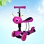 Picture of Kids Toddler 3 Wheels Kick Scooter Stroller Rose Red with Basket