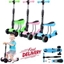 Picture of Kids Toddler 3 Wheels Kick Scooter Stroller Blue without Basket