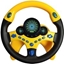 Picture of Driving Simulation Steering Wheel Toy with Base Yellow