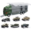 Picture of 6pcs Alloy Diecast Carrier Truck Toy Cars Military Car