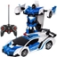 Picture of 2-in-1 Transforming Remote-Controlled Car & Toy Robot Police Car