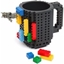 Picture of Build - on Brick Mug Creative DIY Puzzle Block Cup Grey