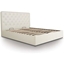 Picture of Ottoman Bed| King Size| White| Modern Style