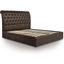 Picture of Ottoman Bed| King Size| Brown| Contemporary Style