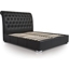 Picture of Ottoman Extra Storage Bed| King Size| Black| Contemporary Style