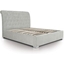 Picture of Ottoman Extra Storage Bed| King Size| Light Grey| Contemporary Style